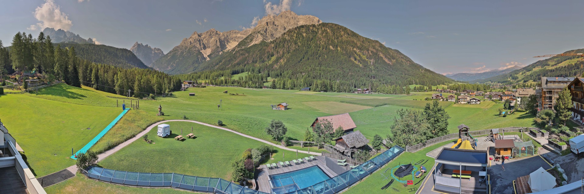 Archiv Foto Webcam Family Resort Rainer im Bergdorf Sexten