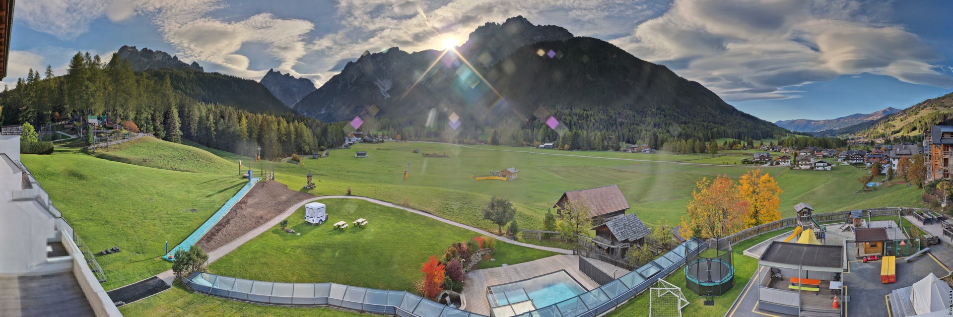 Archiv Foto Webcam Family Resort Rainer im Bergdorf Sexten