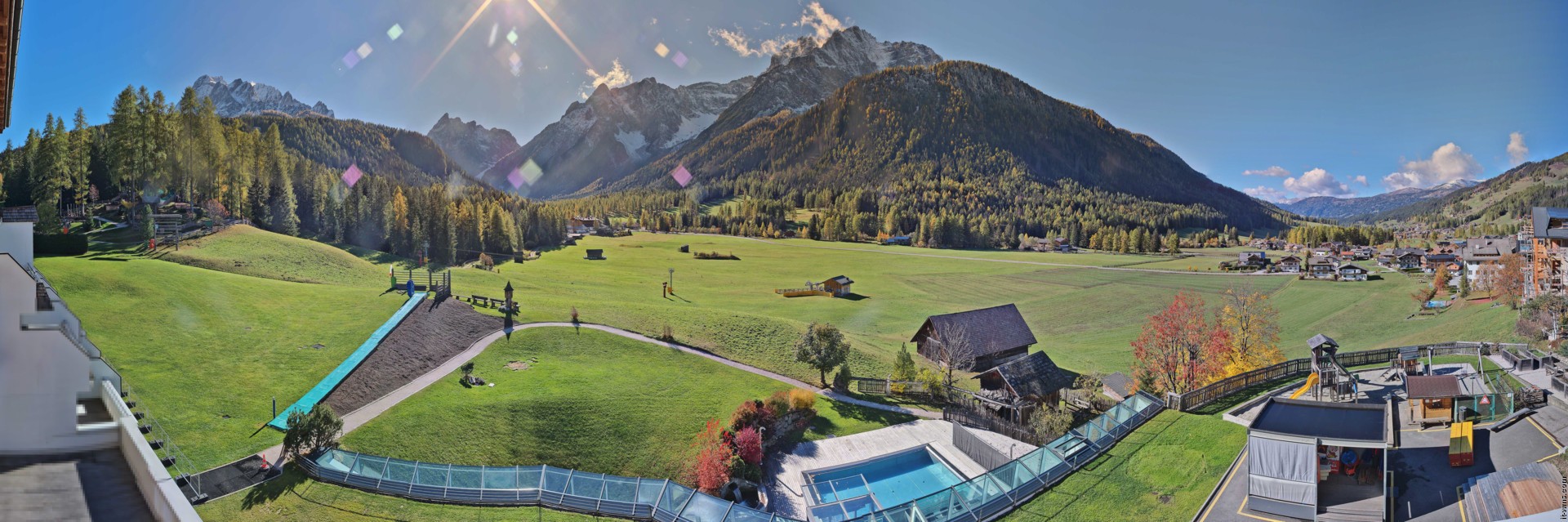 Archiv Foto Webcam Family Resort Rainer im Bergdorf Sexten