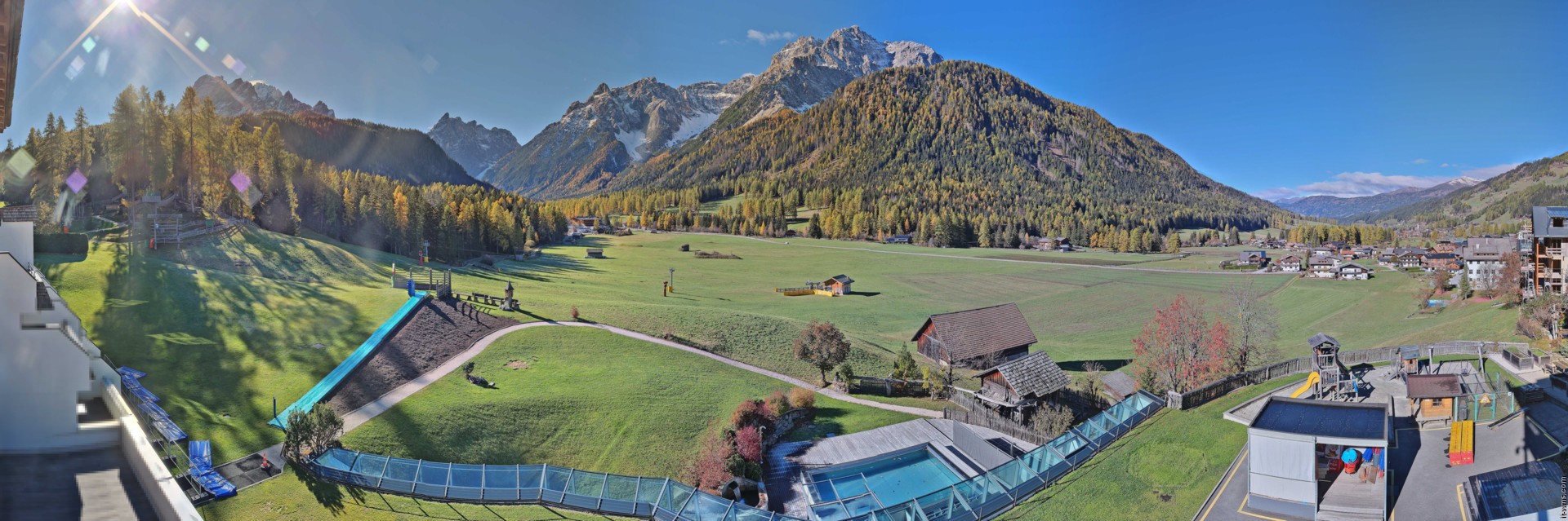 Archiv Foto Webcam Family Resort Rainer im Bergdorf Sexten