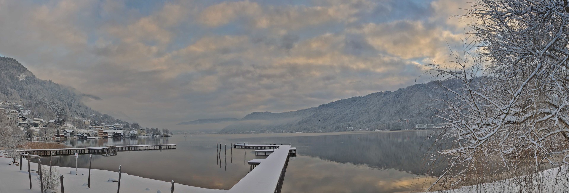 Archived image Webcam Lake Ossiacher See, Annenheim