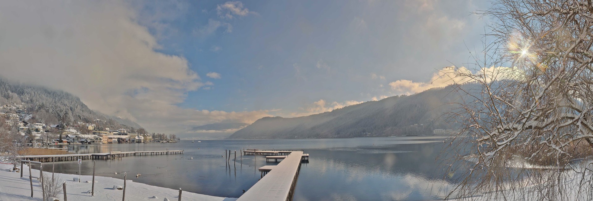 Archived image Webcam Lake Ossiacher See, Annenheim