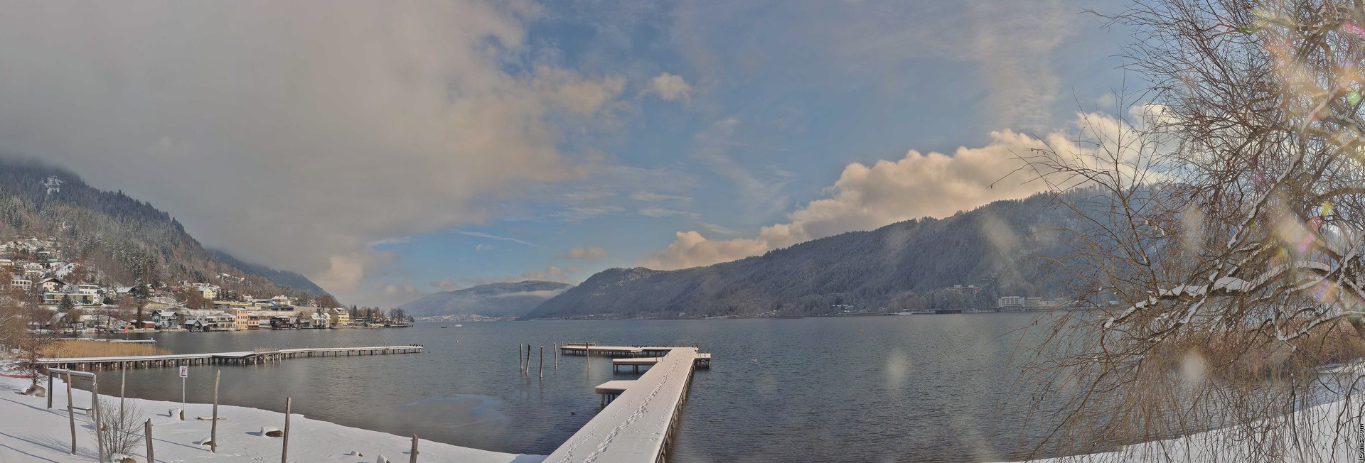 Archived image Webcam Lake Ossiacher See, Annenheim