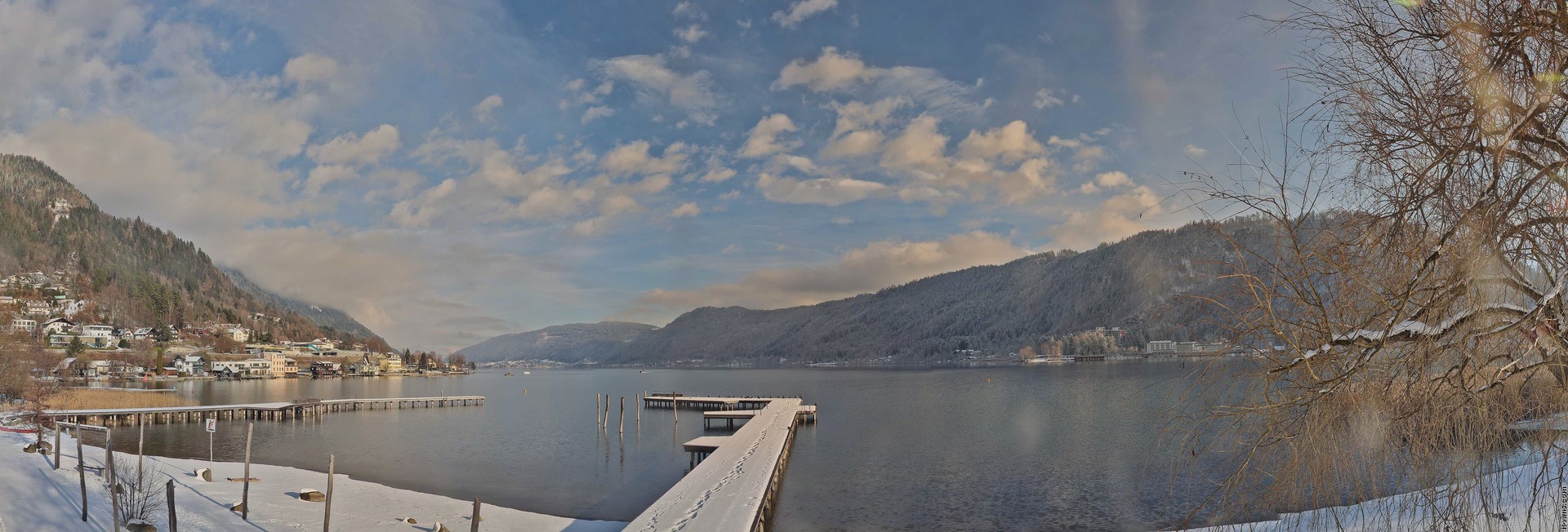 Archived image Webcam Lake Ossiacher See, Annenheim