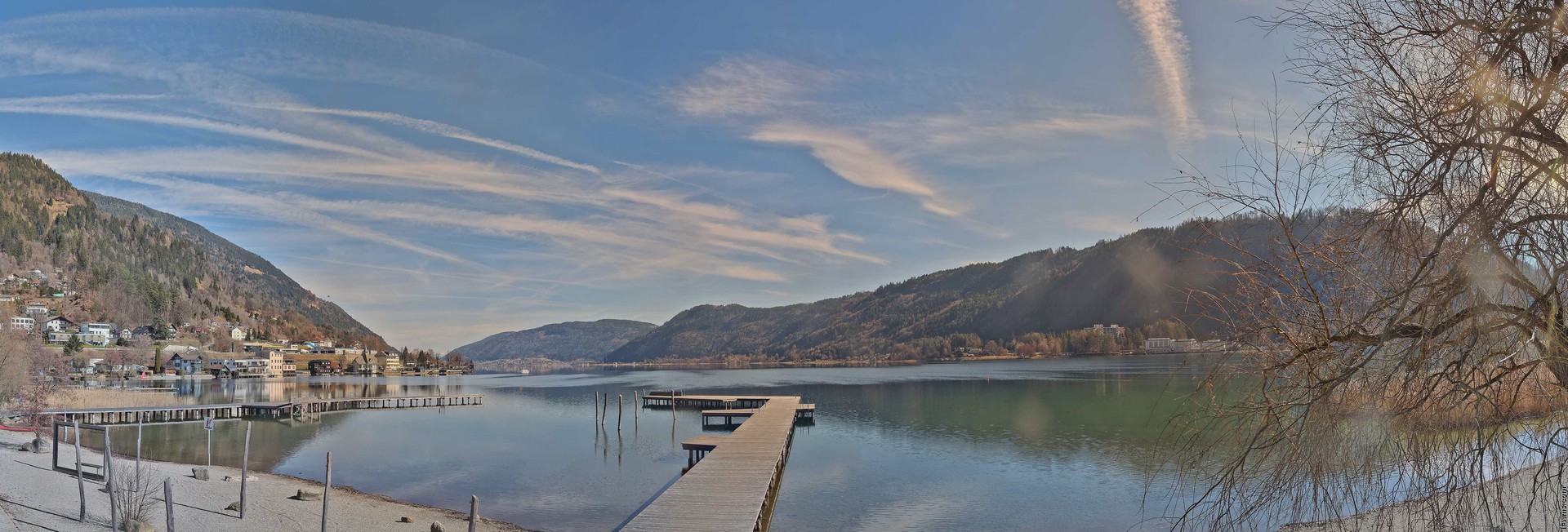 Archived image Webcam Lake Ossiacher See, Annenheim