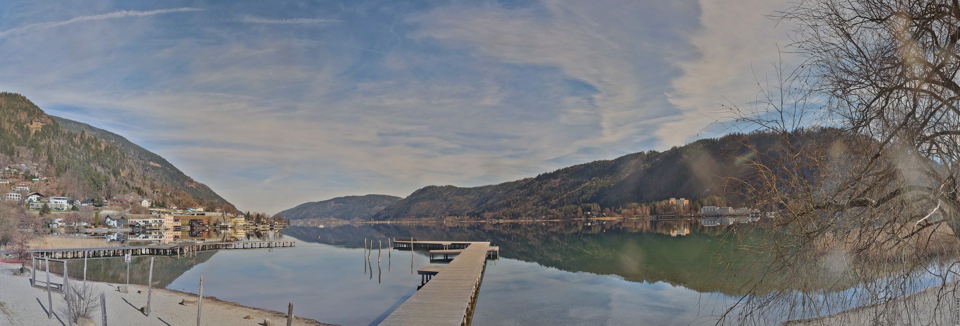 Archived image Webcam Lake Ossiacher See, Annenheim