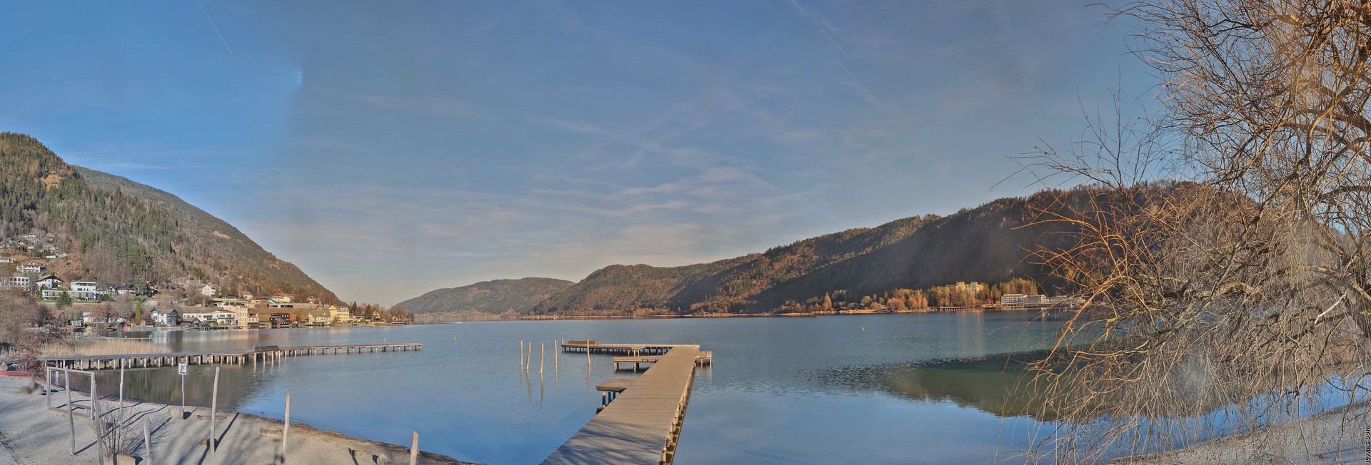 Archived image Webcam Lake Ossiacher See, Annenheim