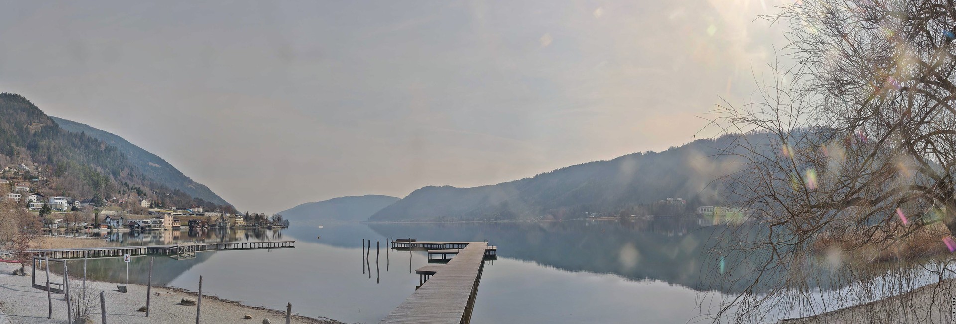 Archived image Webcam Lake Ossiacher See, Annenheim