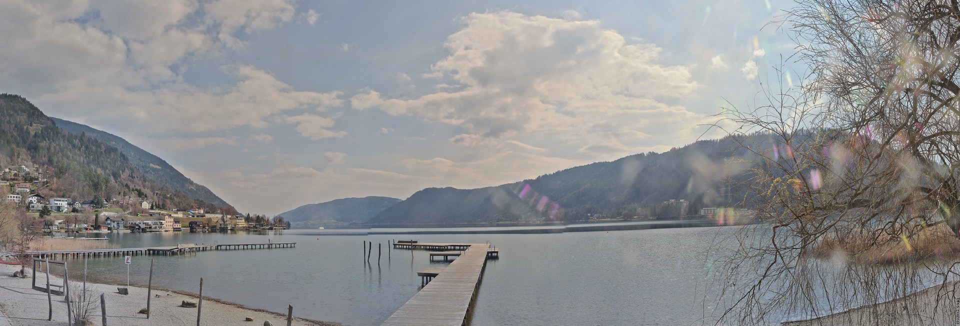 Archived image Webcam Lake Ossiacher See, Annenheim