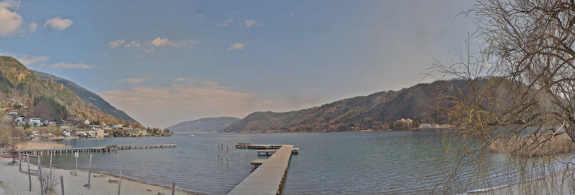 Archived image Webcam Lake Ossiacher See, Annenheim