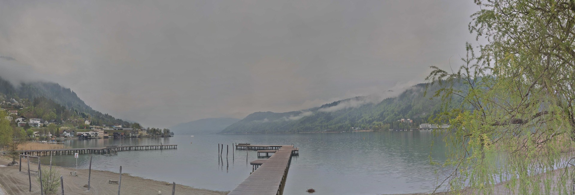 Archived image Webcam Lake Ossiacher See, Annenheim