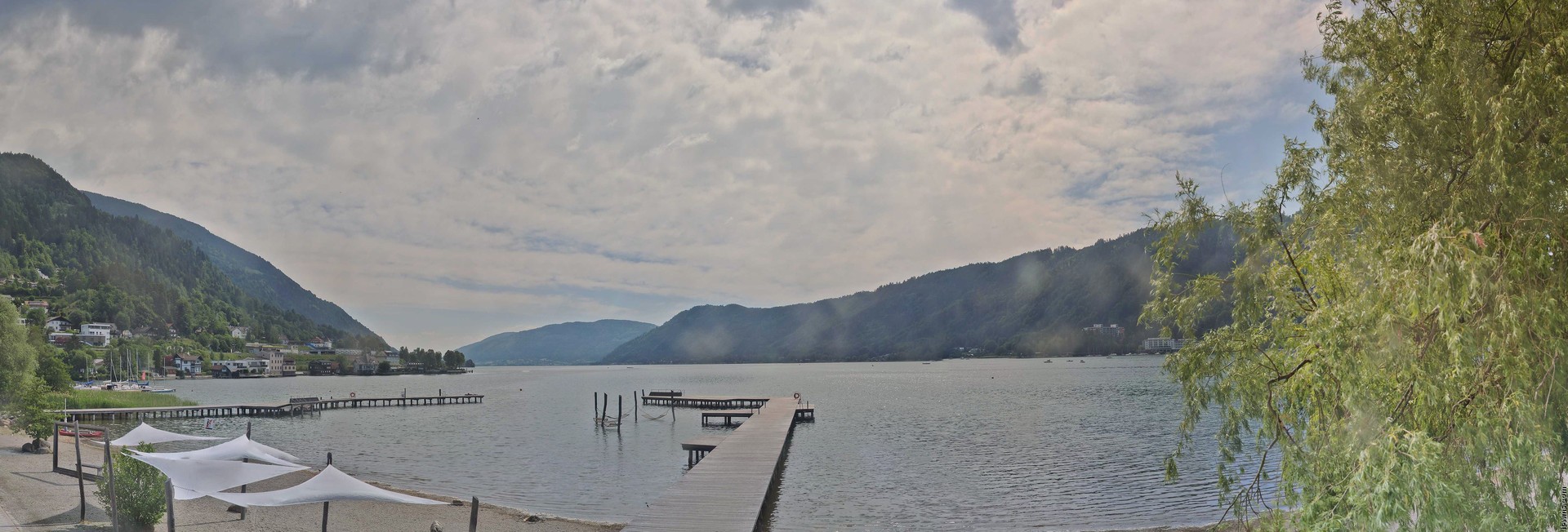 Archived image Webcam Lake Ossiacher See, Annenheim