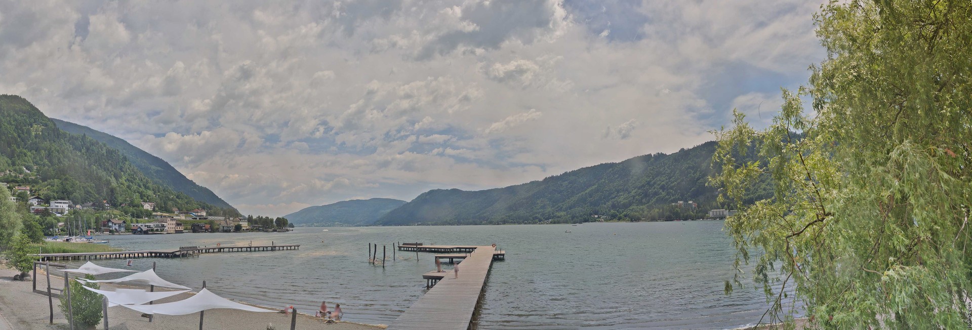 Archived image Webcam Lake Ossiacher See, Annenheim