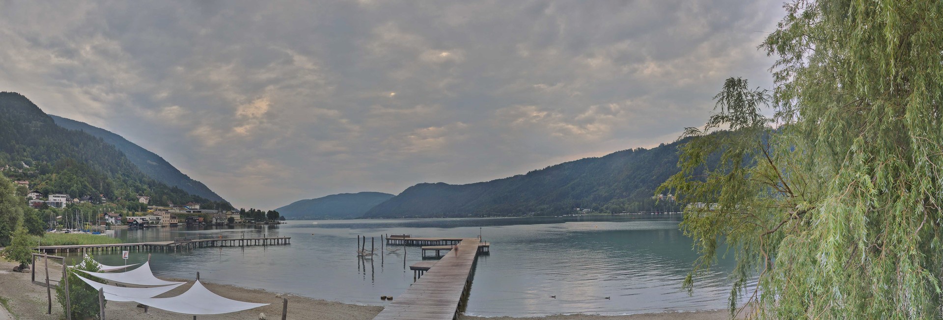Archived image Webcam Lake Ossiacher See, Annenheim