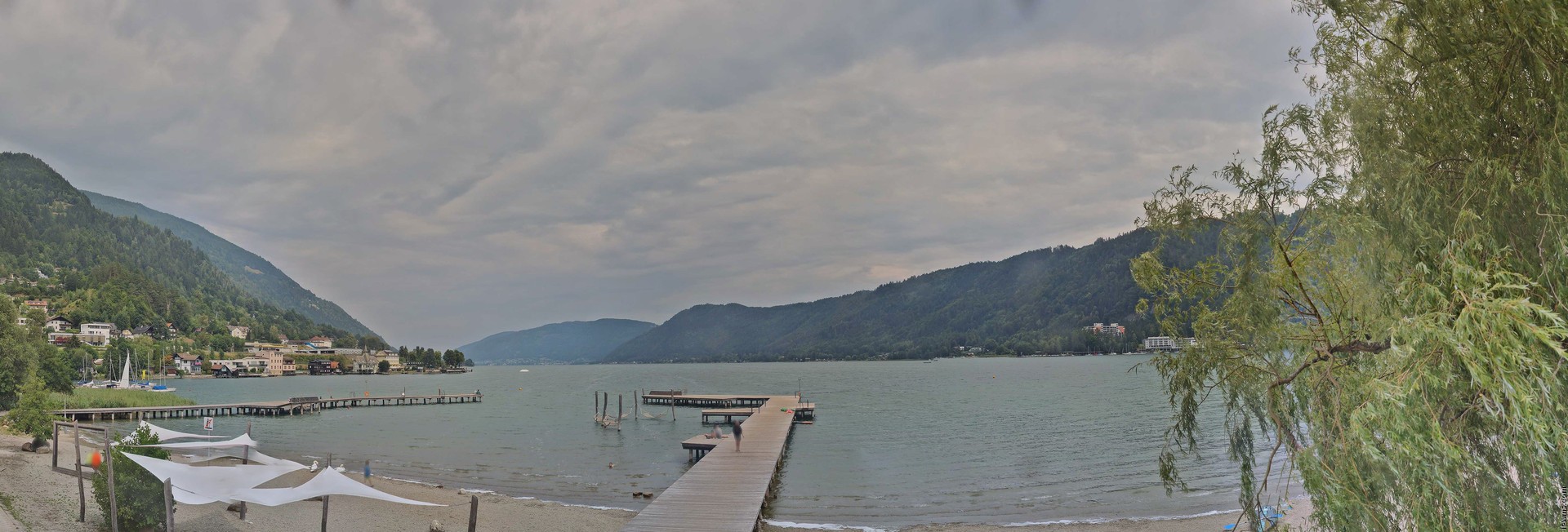 Archived image Webcam Lake Ossiacher See, Annenheim
