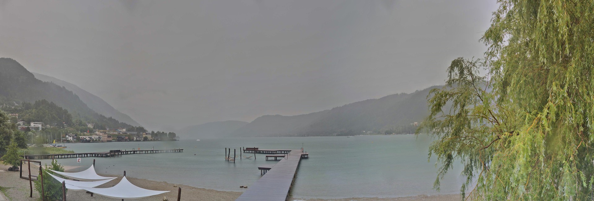 Archived image Webcam Lake Ossiacher See, Annenheim