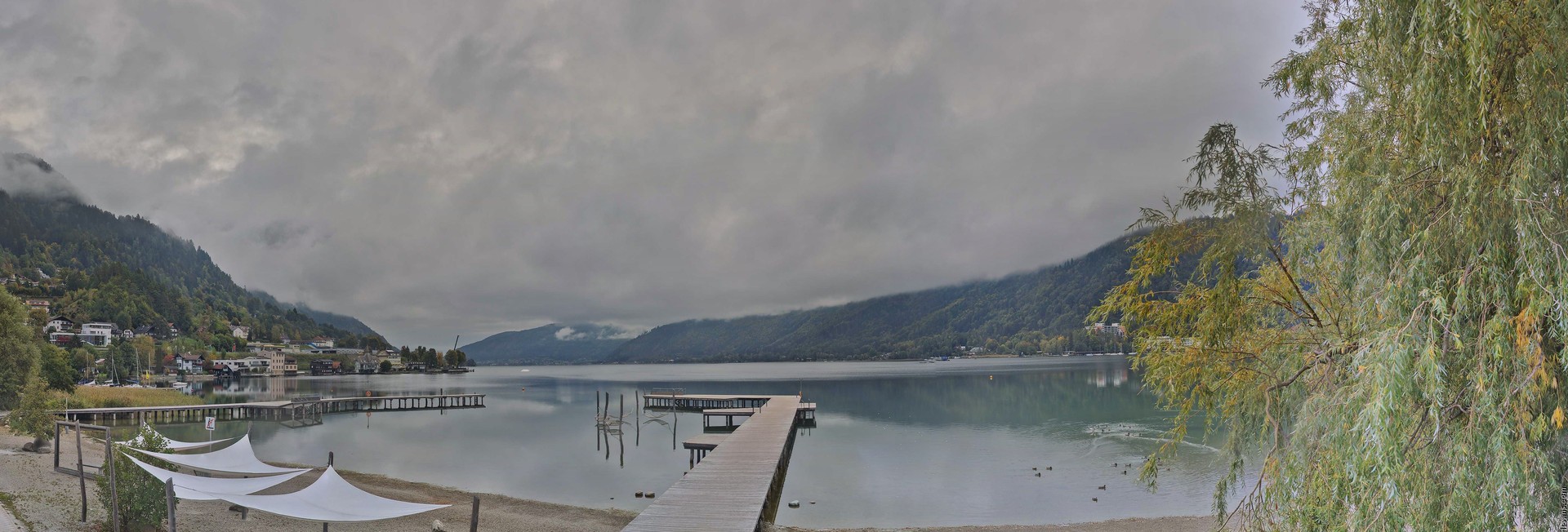 Archived image Webcam Lake Ossiacher See, Annenheim
