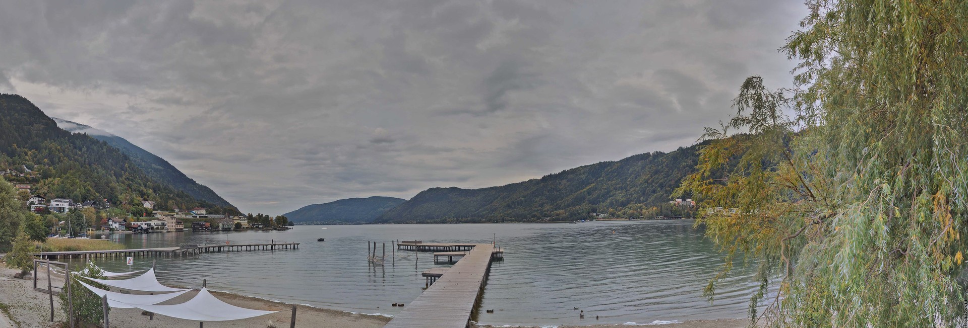 Archived image Webcam Lake Ossiacher See, Annenheim