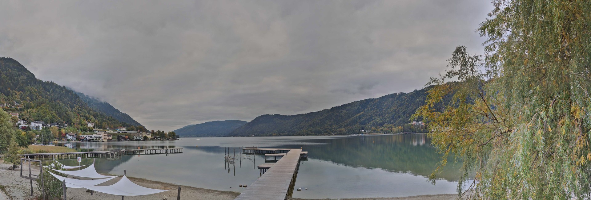 Archived image Webcam Lake Ossiacher See, Annenheim