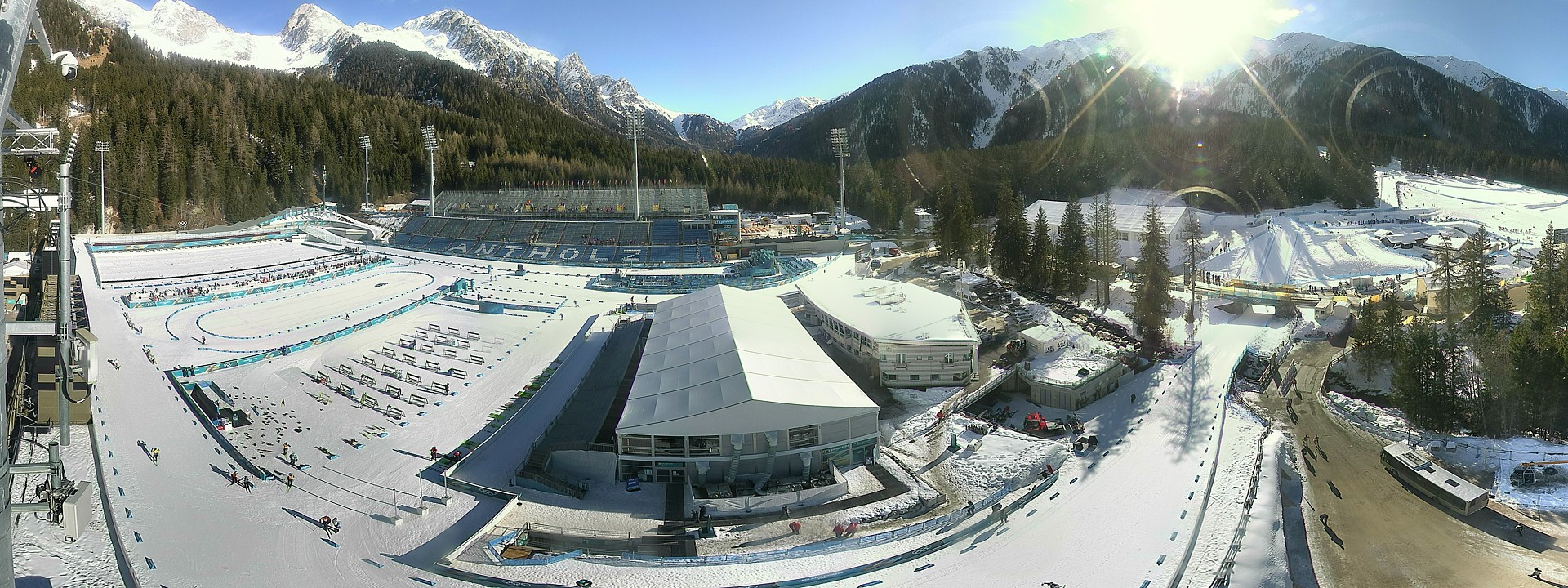 Archiv Foto Webcam Antholz: Biathlonstation