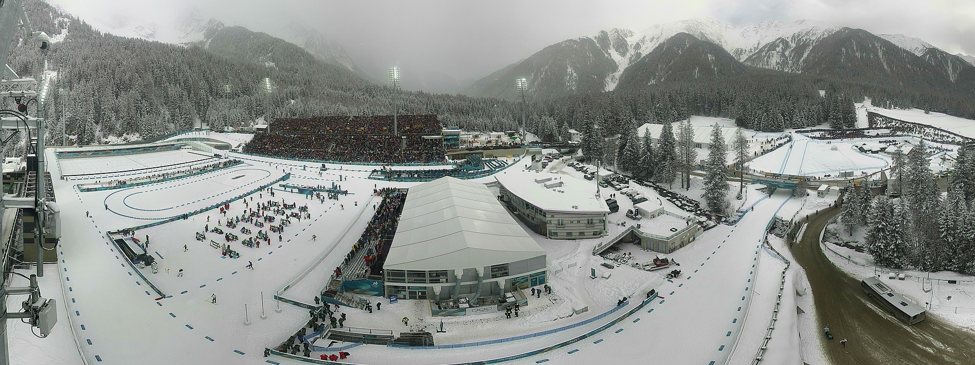 Archiv Foto Webcam Antholz: Biathlonstation