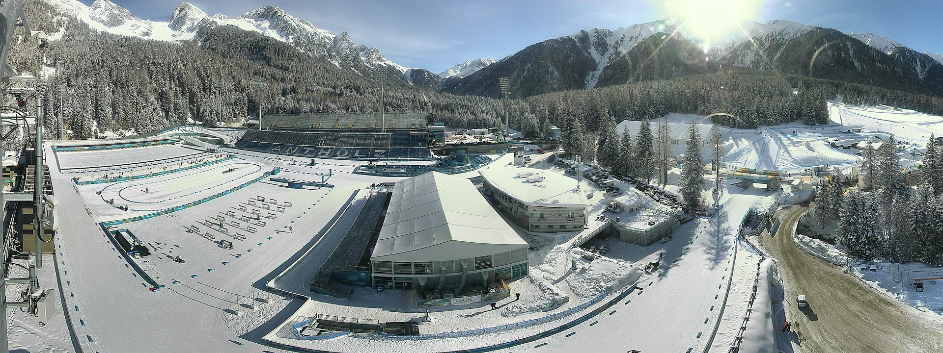 Archiv Foto Webcam Antholz: Biathlonstation