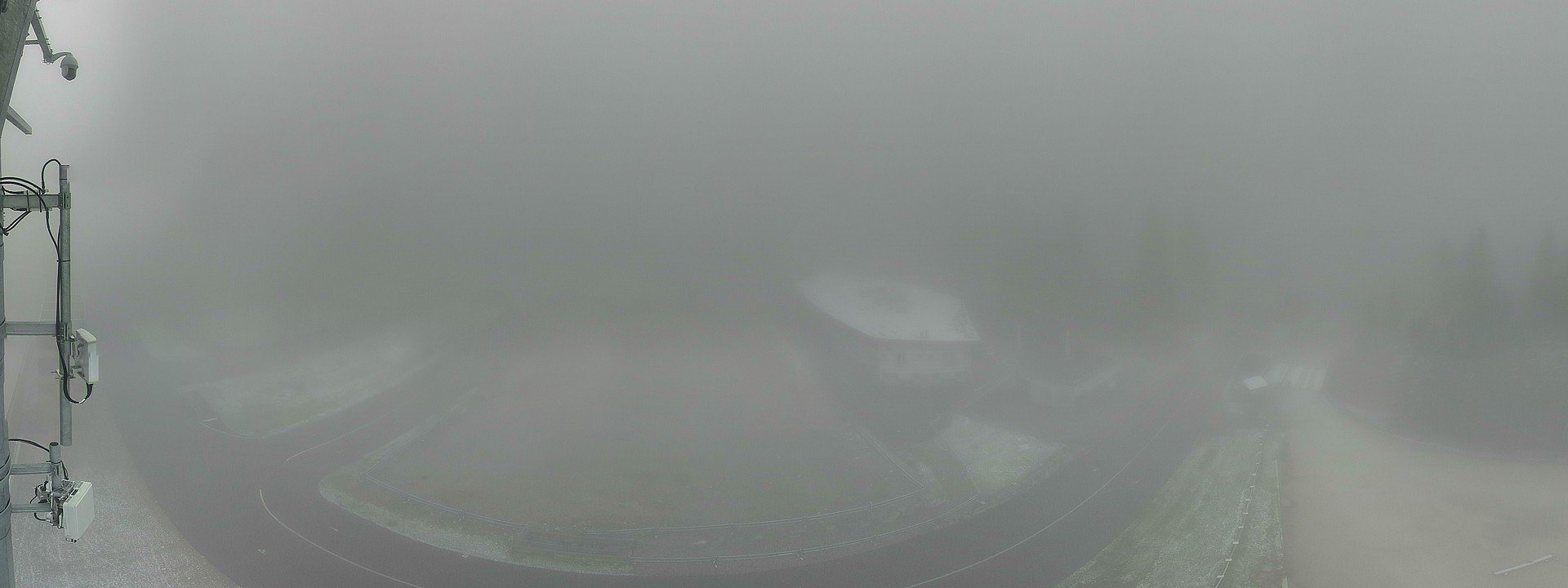 Archived image Webcam Antholz: biathlon stadium