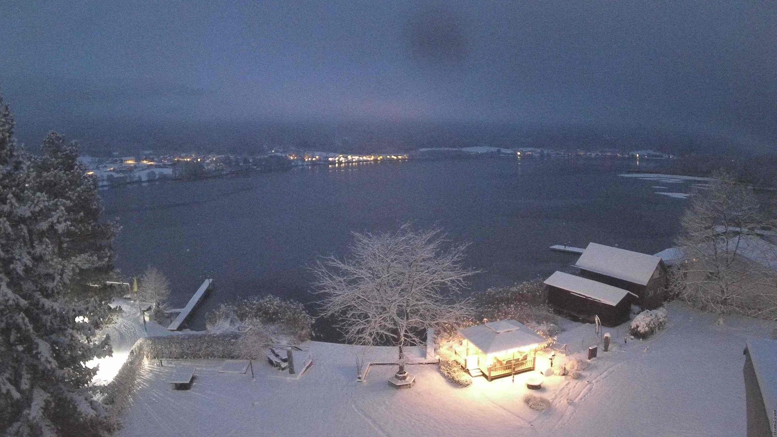 Archiv Foto Webcam Ossiacher See: Ausblick vom Hotel Seerose