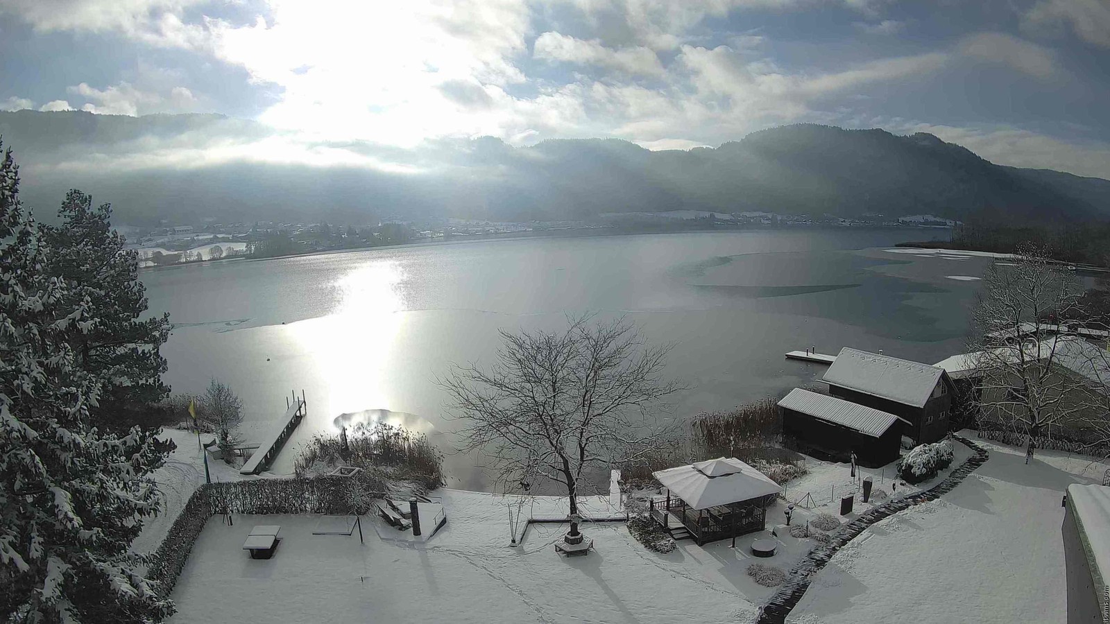 Archiv Foto Webcam Ossiacher See: Ausblick vom Hotel Seerose