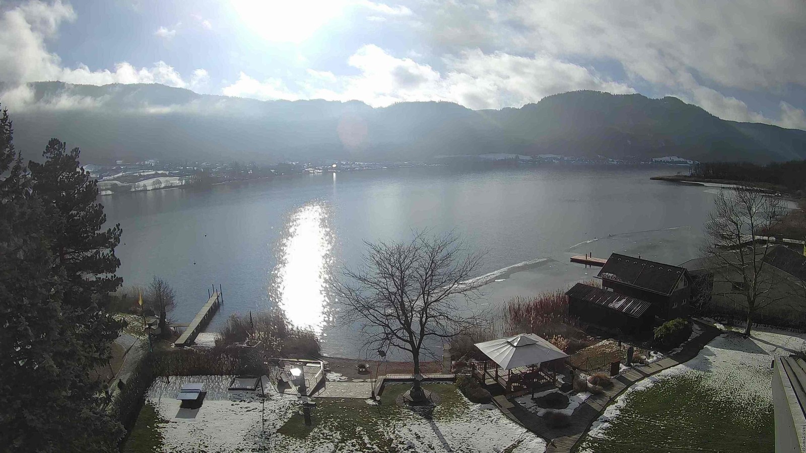 Archiv Foto Webcam Ossiacher See: Ausblick vom Hotel Seerose