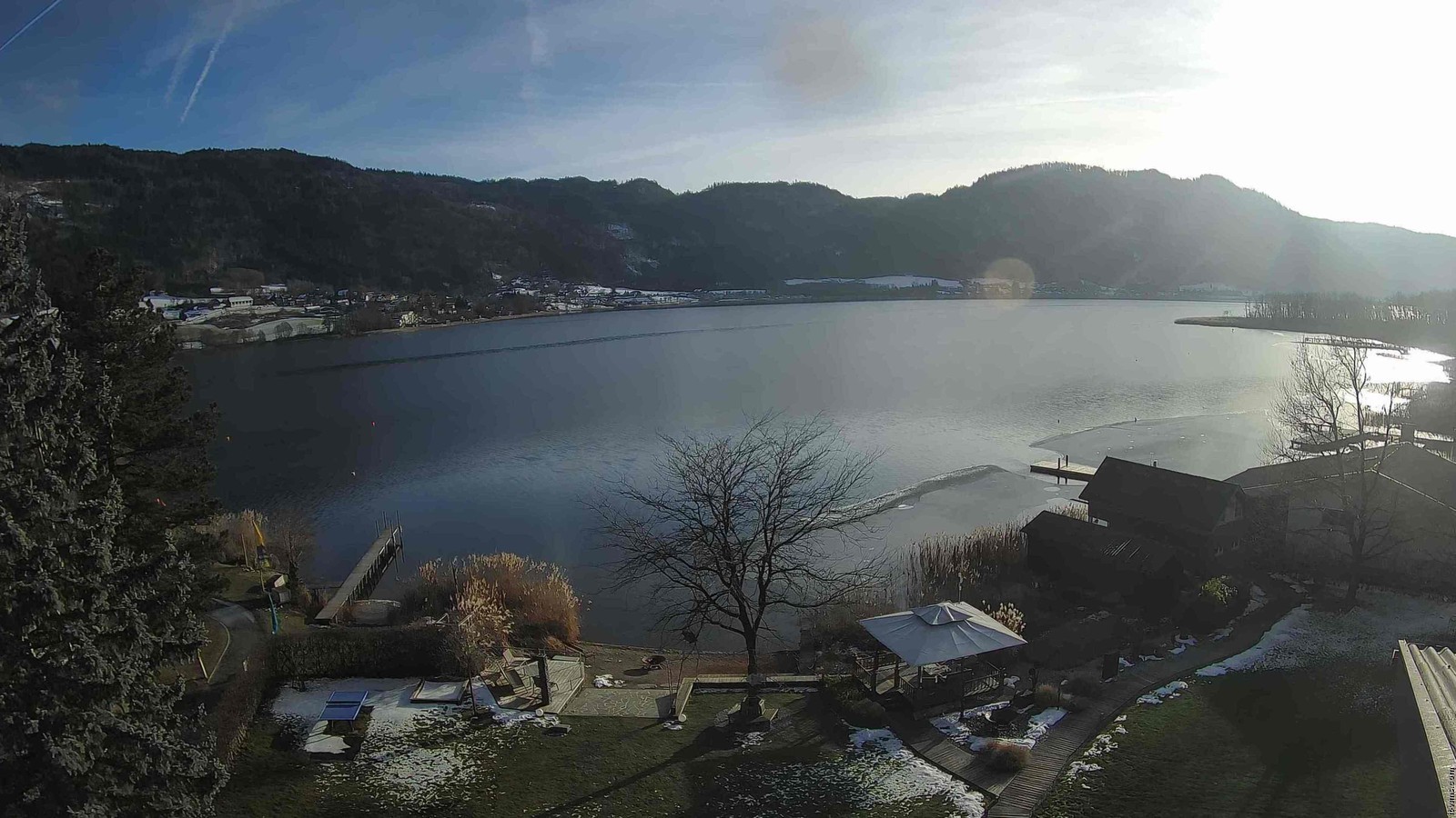Archiv Foto Webcam Ossiacher See: Ausblick vom Hotel Seerose