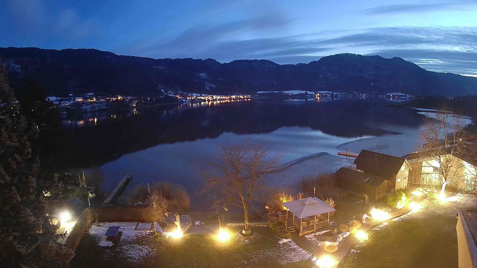 Archiv Foto Webcam Ossiacher See: Ausblick vom Hotel Seerose