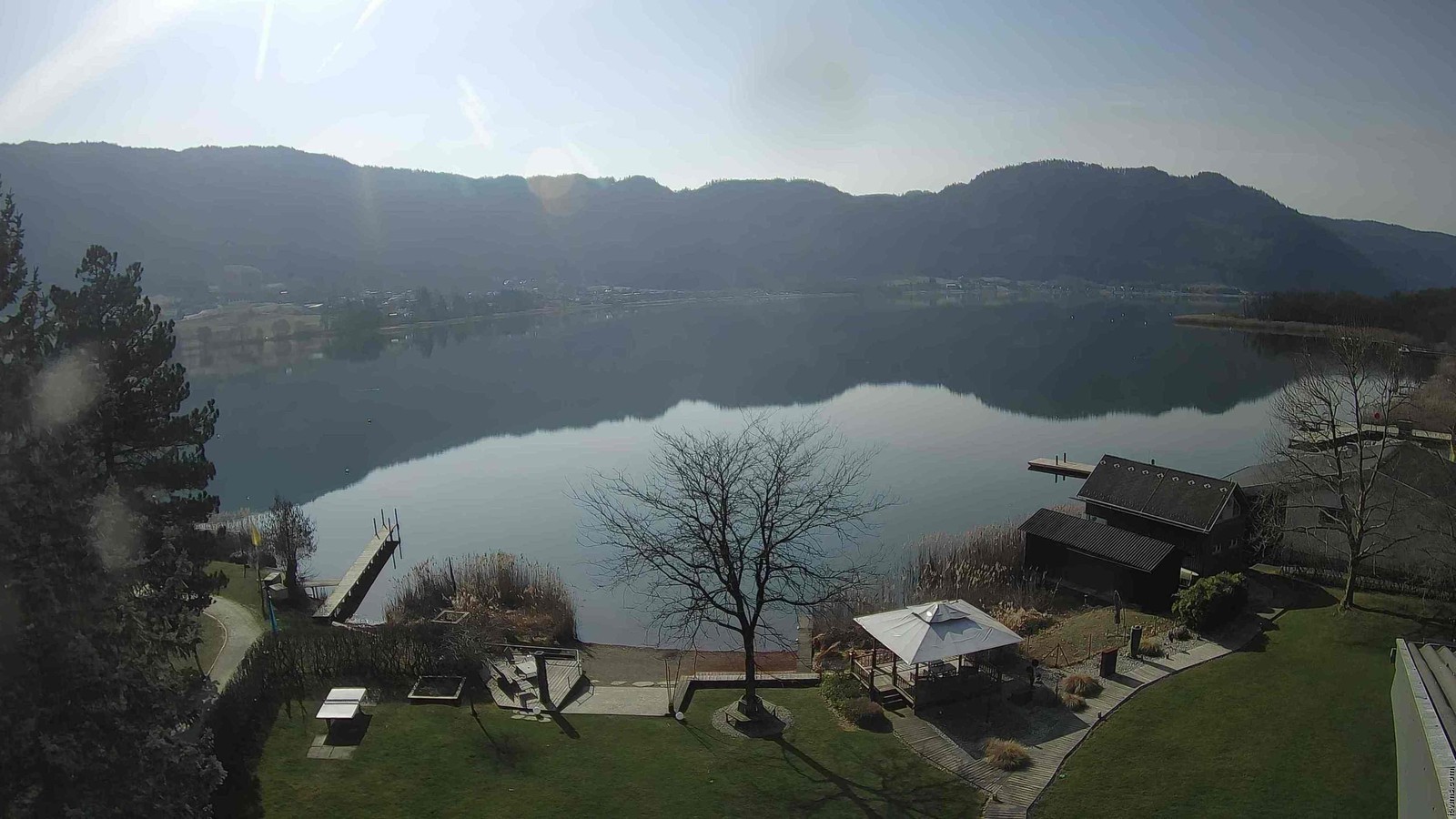 Archiv Foto Webcam Ossiacher See: Ausblick vom Hotel Seerose