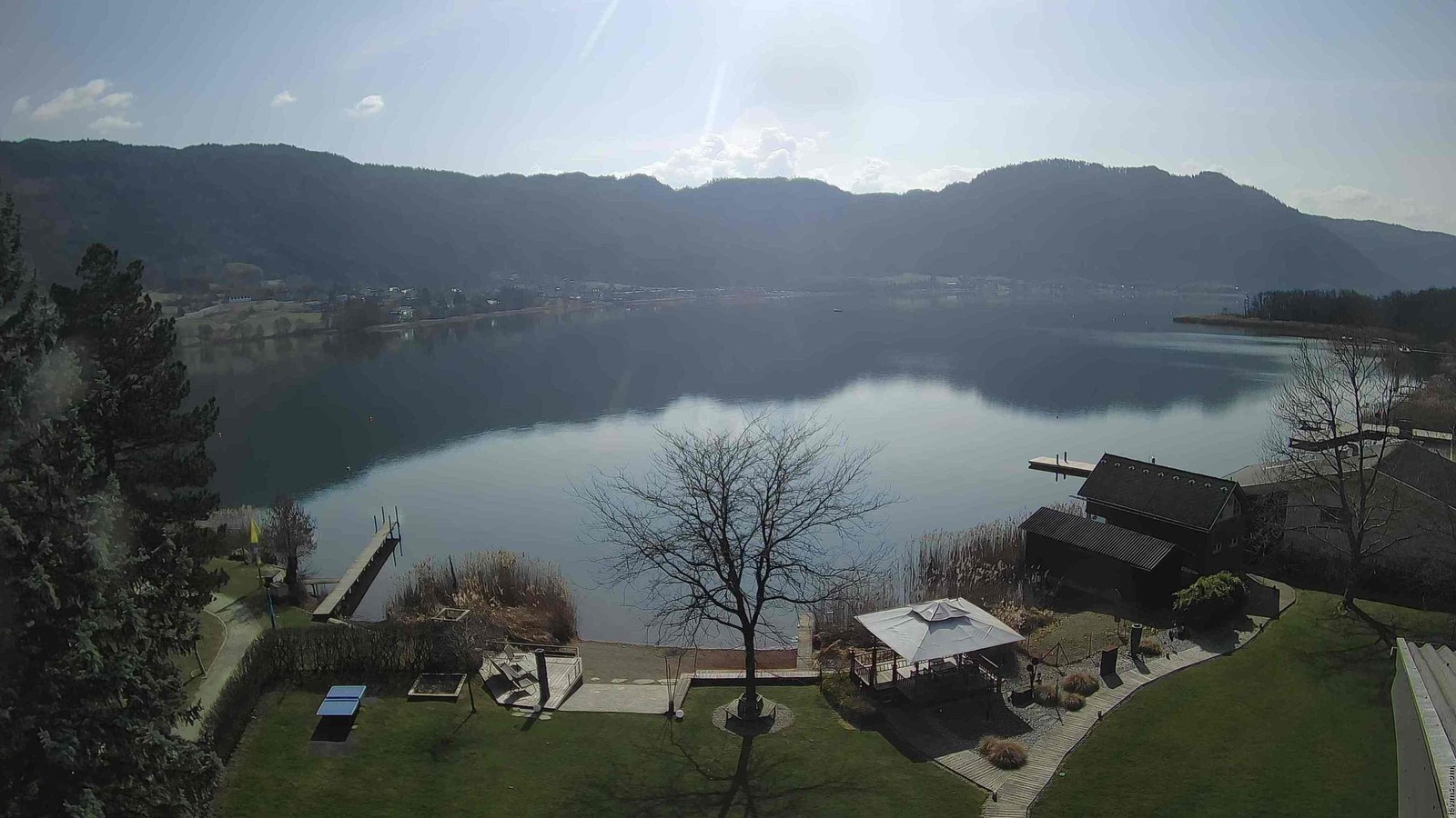 Archiv Foto Webcam Ossiacher See: Ausblick vom Hotel Seerose