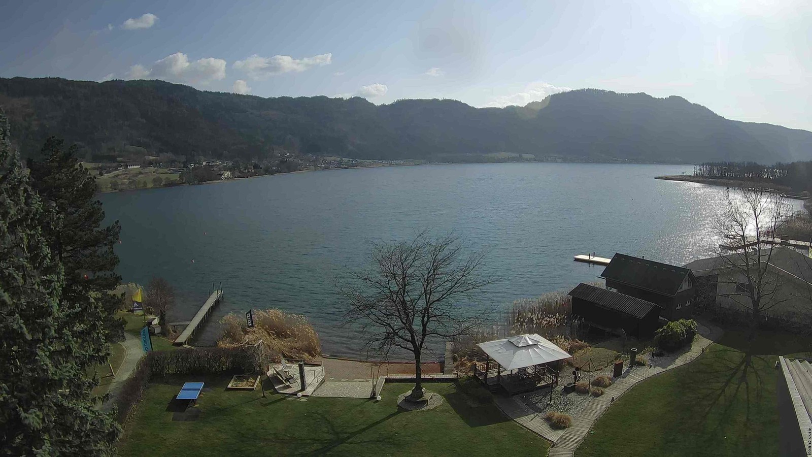 Archiv Foto Webcam Ossiacher See: Ausblick vom Hotel Seerose