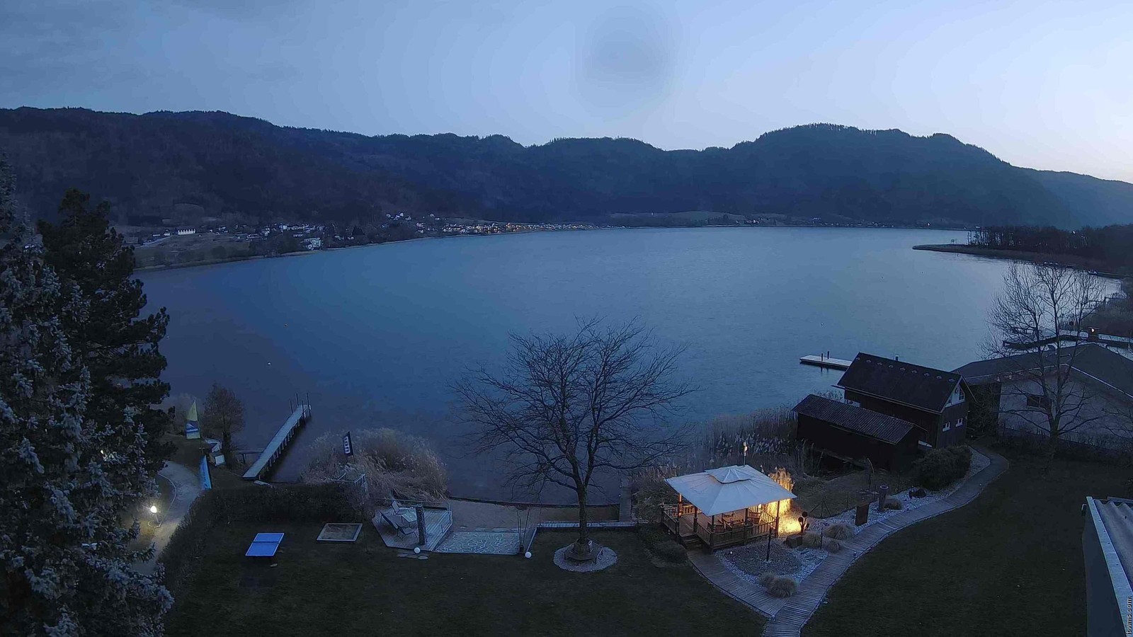 Archiv Foto Webcam Ossiacher See: Ausblick vom Hotel Seerose