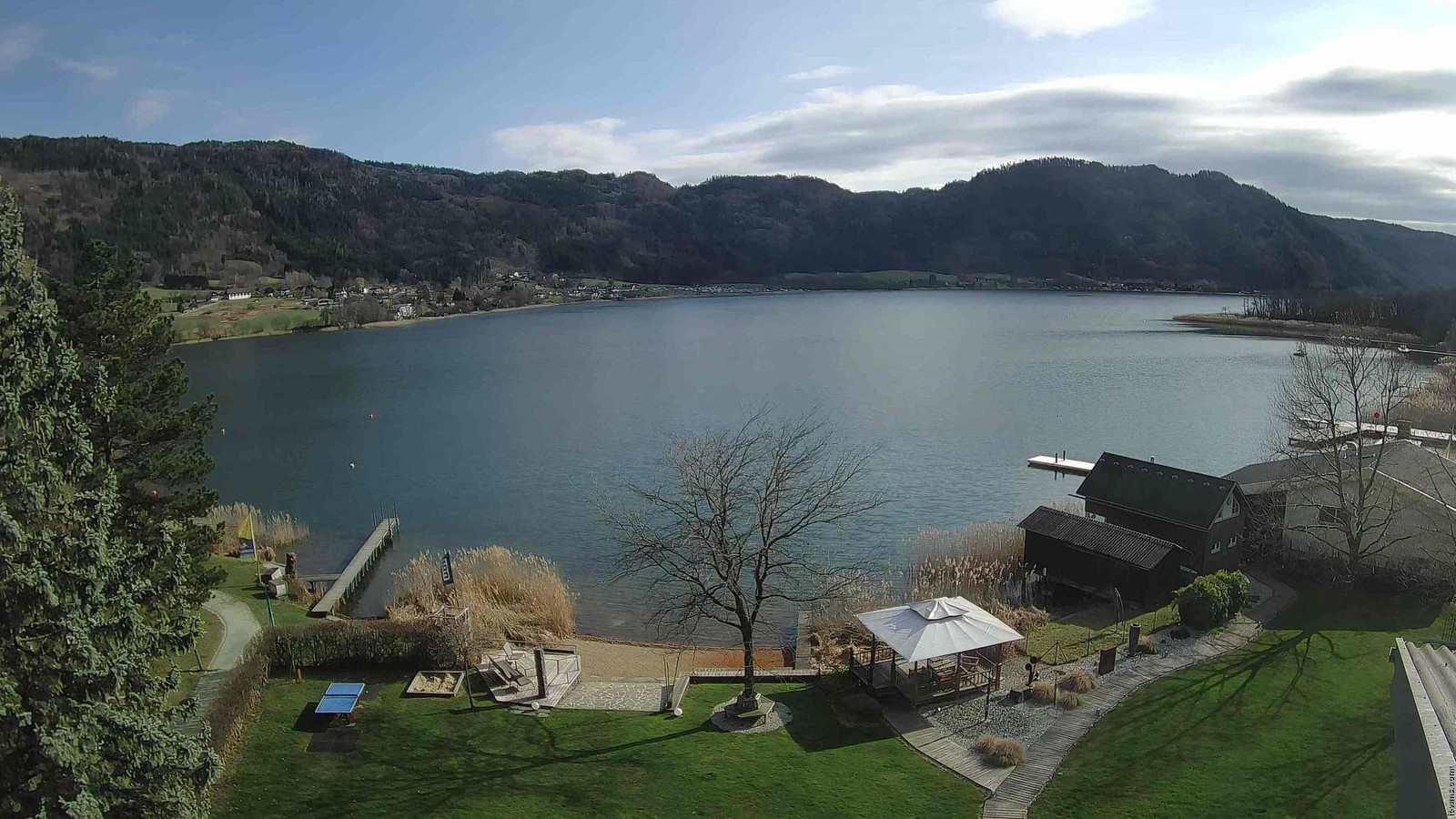 Archiv Foto Webcam Ossiacher See: Ausblick vom Hotel Seerose