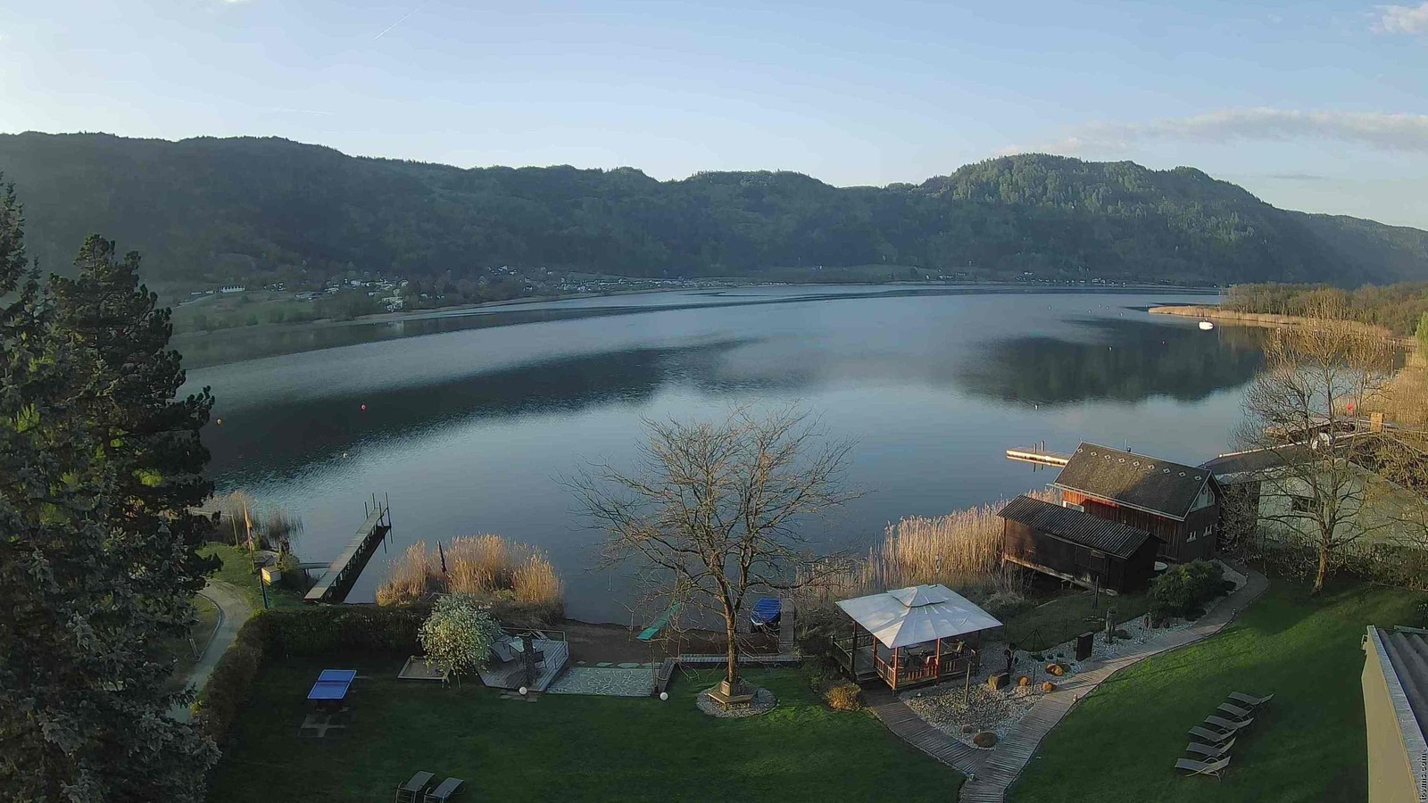 Archiv Foto Webcam Ossiacher See: Ausblick vom Hotel Seerose