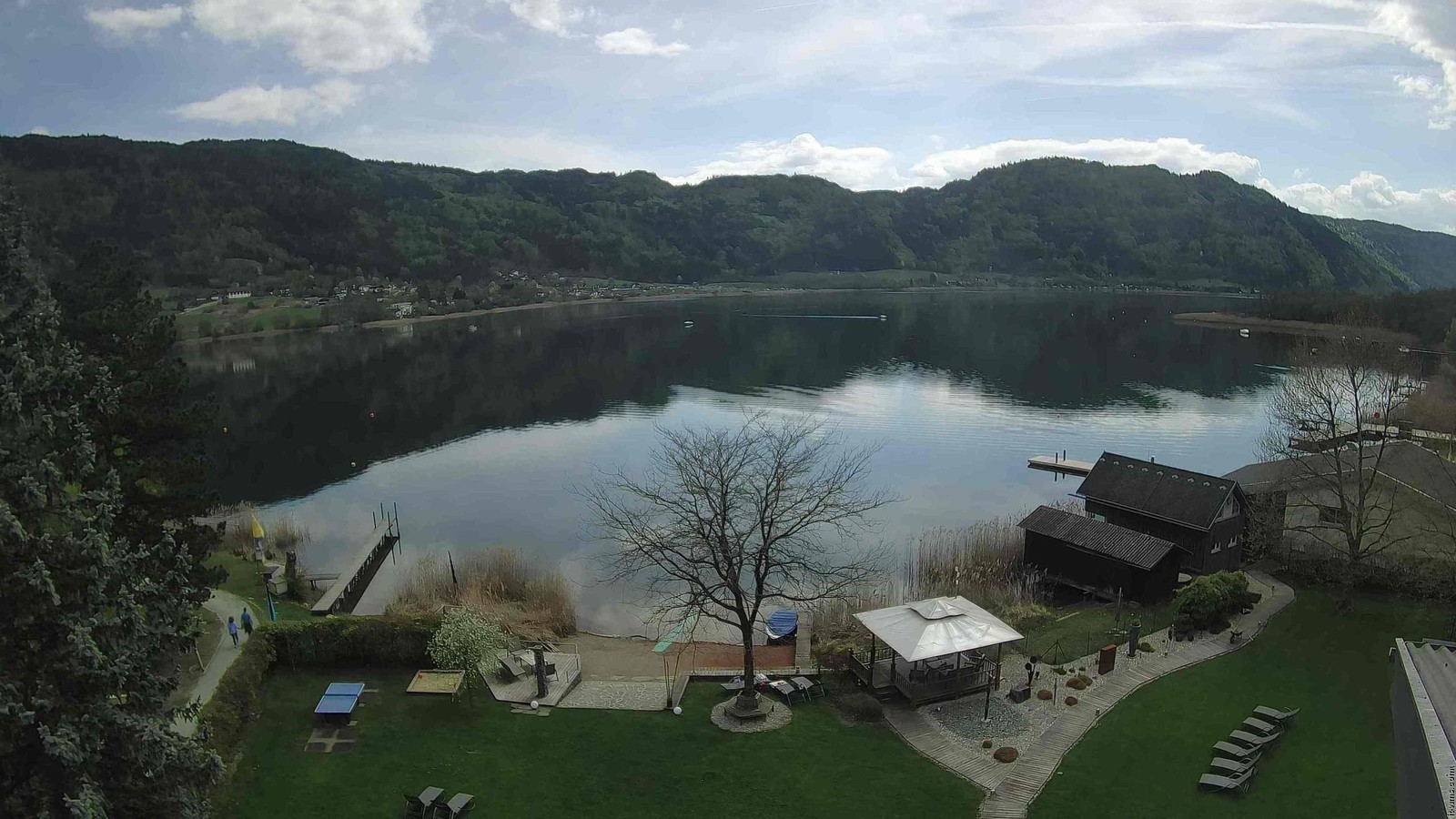 Archiv Foto Webcam Ossiacher See: Ausblick vom Hotel Seerose