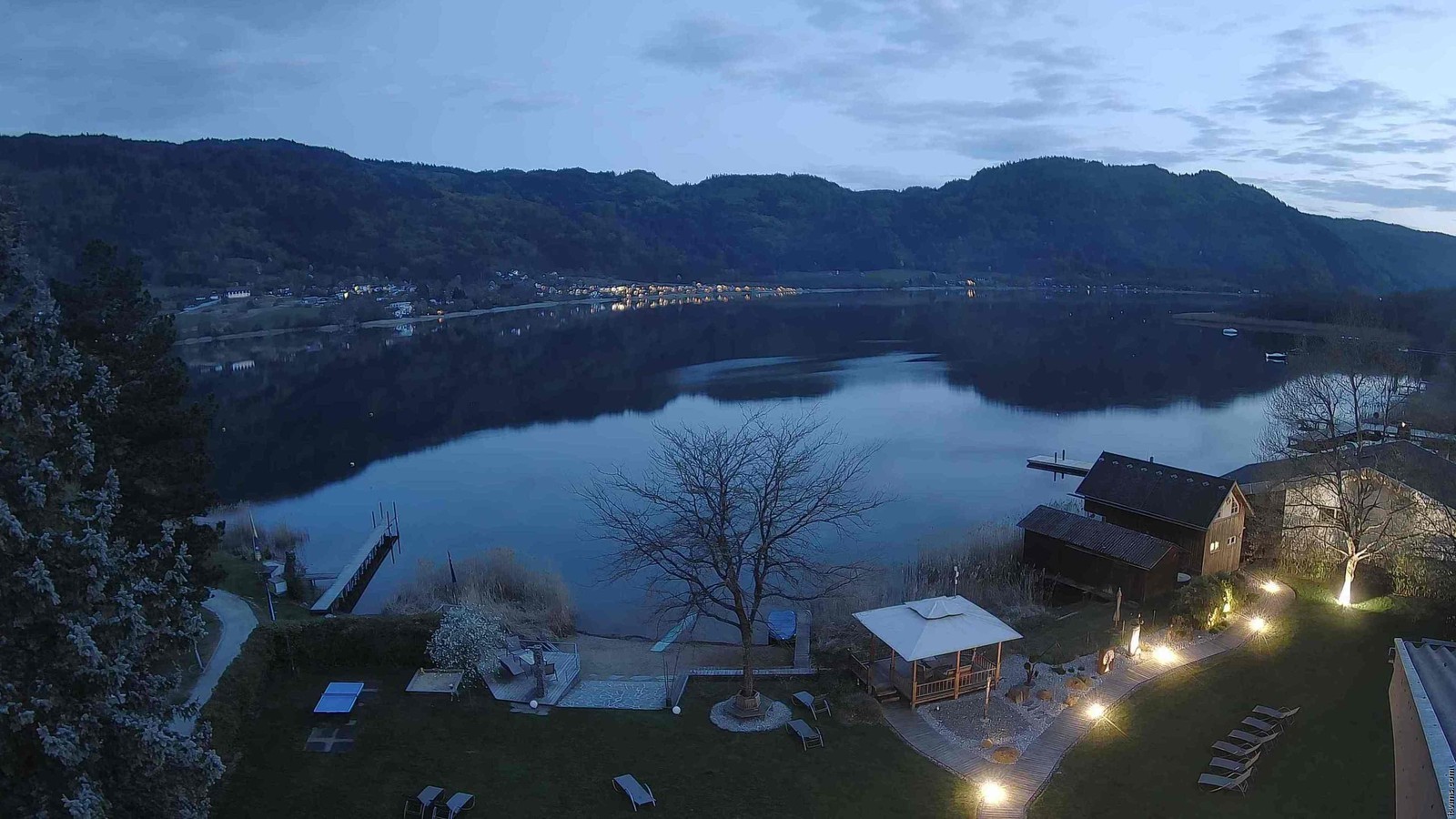 Archiv Foto Webcam Ossiacher See: Ausblick vom Hotel Seerose