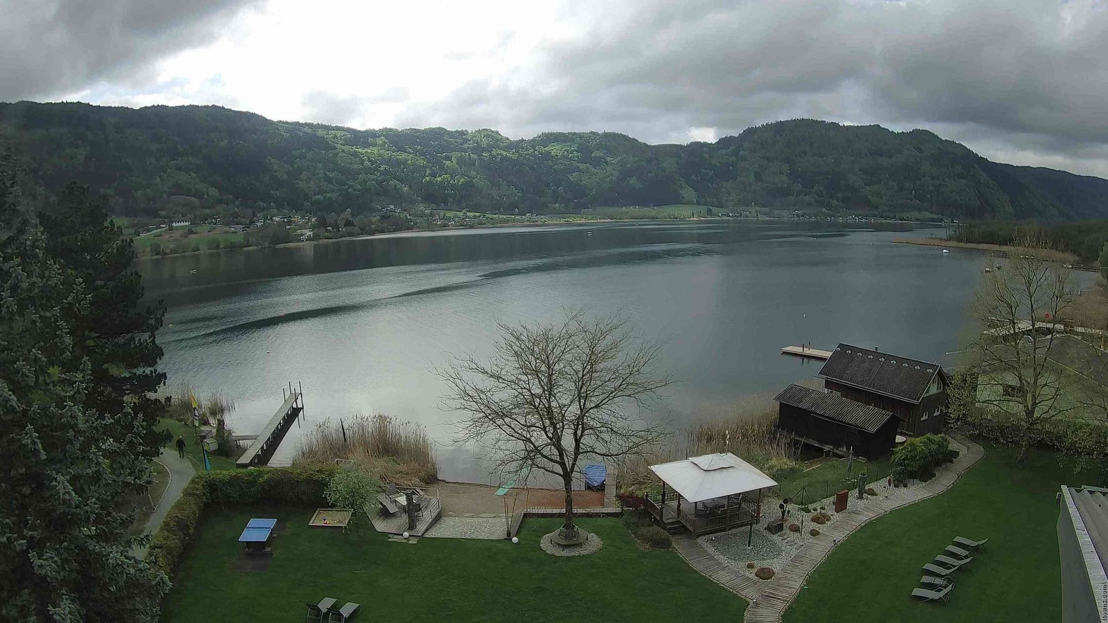 Archiv Foto Webcam Ossiacher See: Ausblick vom Hotel Seerose