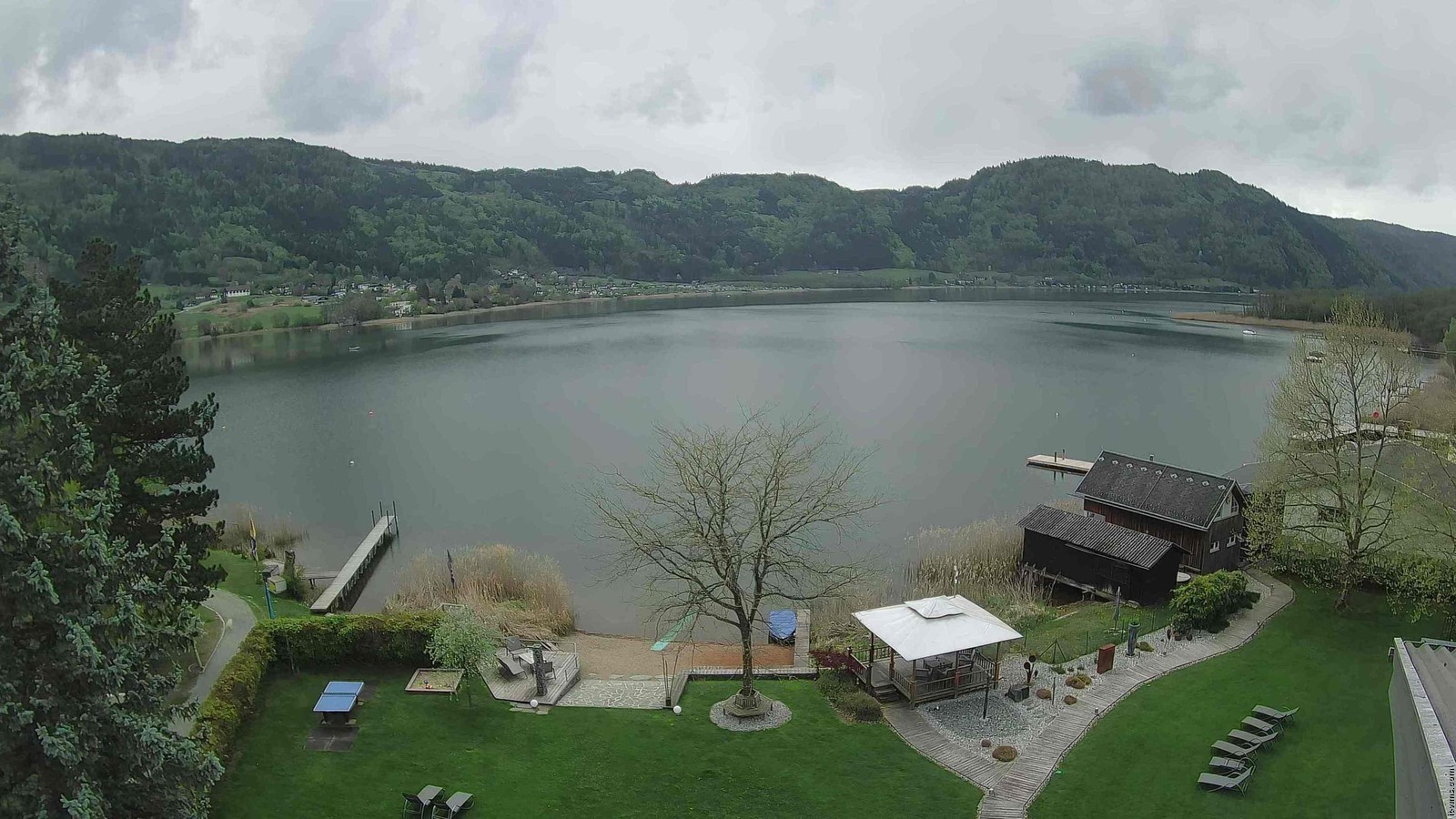 Archiv Foto Webcam Ossiacher See: Ausblick vom Hotel Seerose