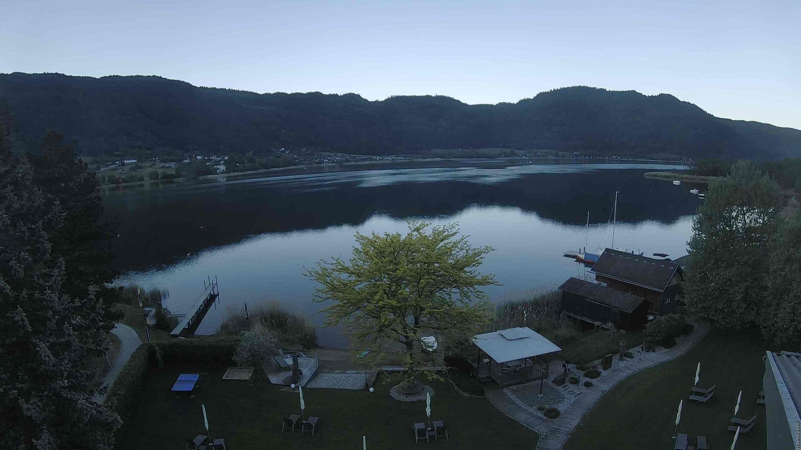 Archiv Foto Webcam Ossiacher See: Ausblick vom Hotel Seerose