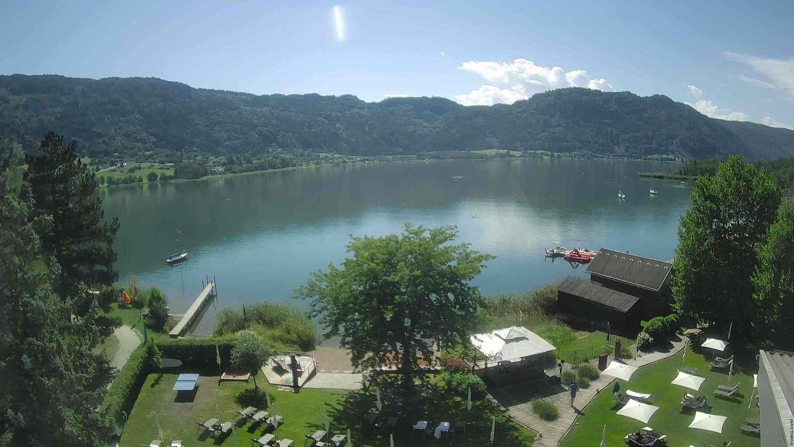 Archived image Webcam View at Hotel Seerose