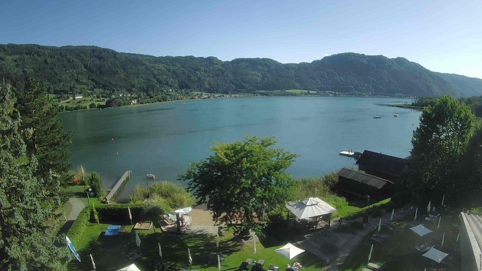 Archived image Webcam View at Hotel Seerose