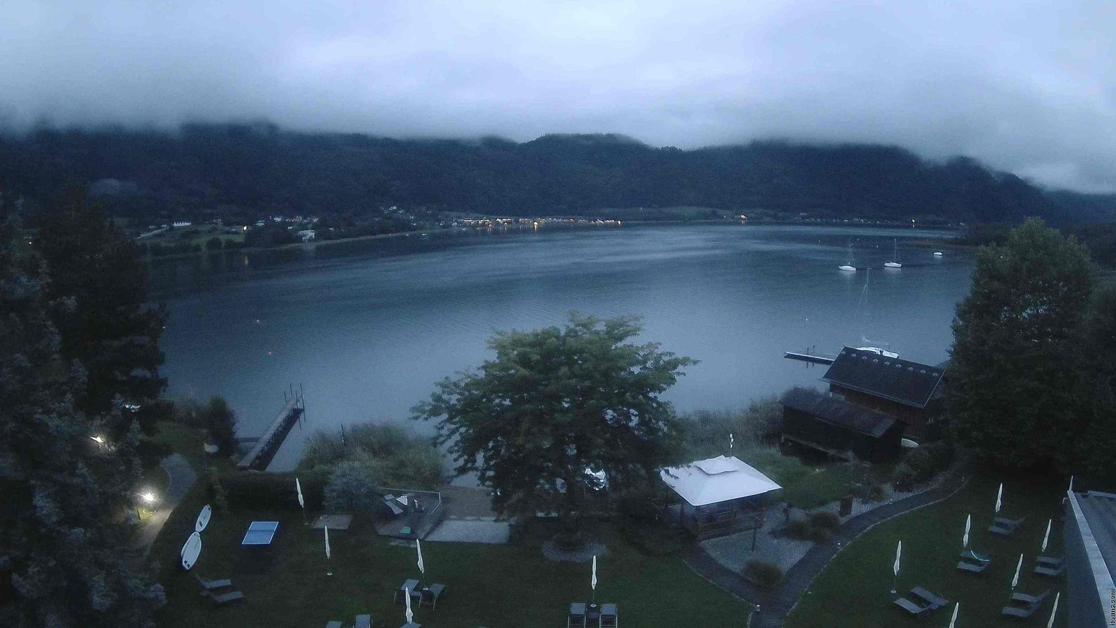 Archiv Foto Webcam Ossiacher See: Ausblick vom Hotel Seerose