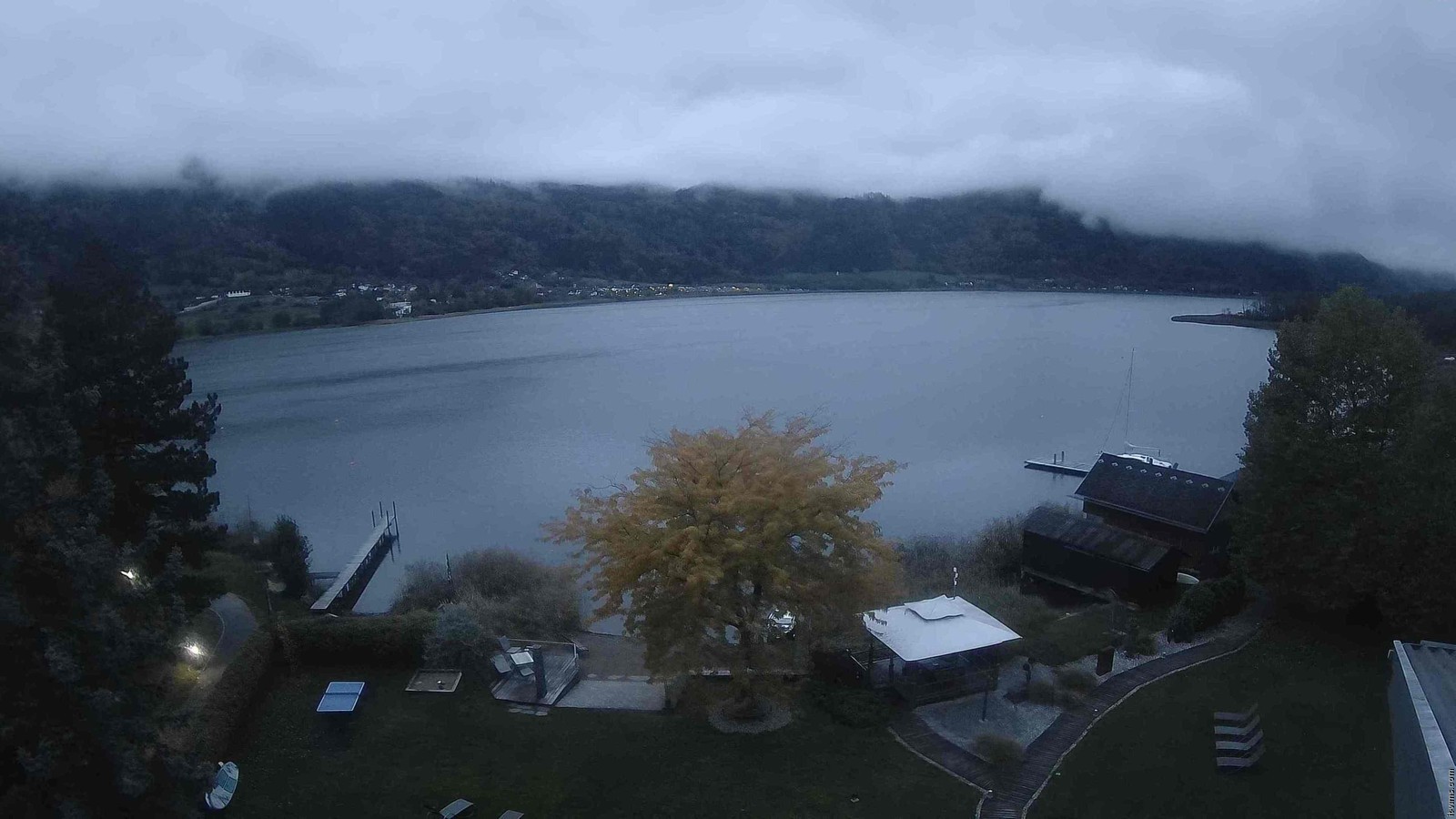 Archiv Foto Webcam Ossiacher See: Ausblick vom Hotel Seerose