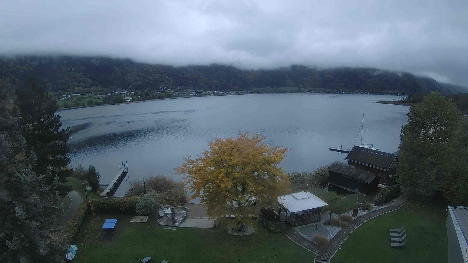 Archiv Foto Webcam Ossiacher See: Ausblick vom Hotel Seerose