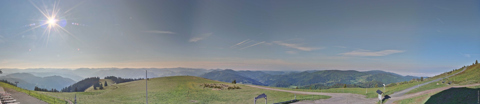 Archiv Foto Webcam Ausblick vom Belchen