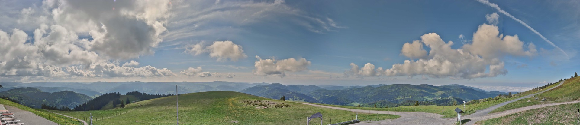 Archiv Foto Webcam Ausblick vom Belchen